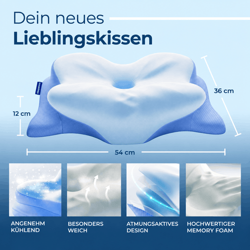 Ergonomisches Nackenstützkissen ErgoContour