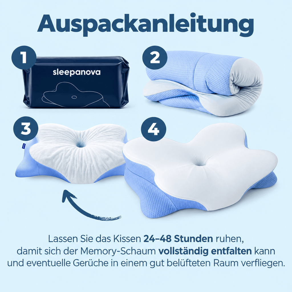 Ergonomisches Nackenstützkissen ErgoContour