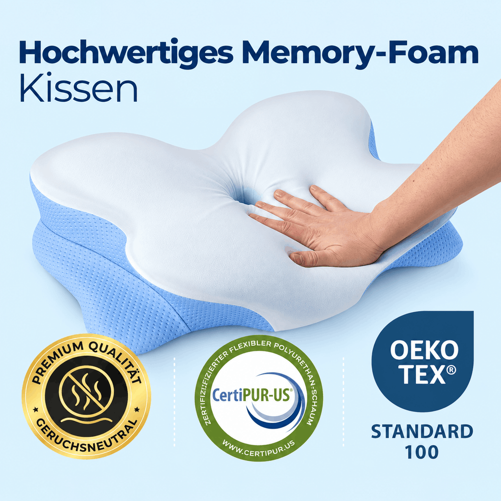 Ergonomisches Nackenstützkissen ErgoContour