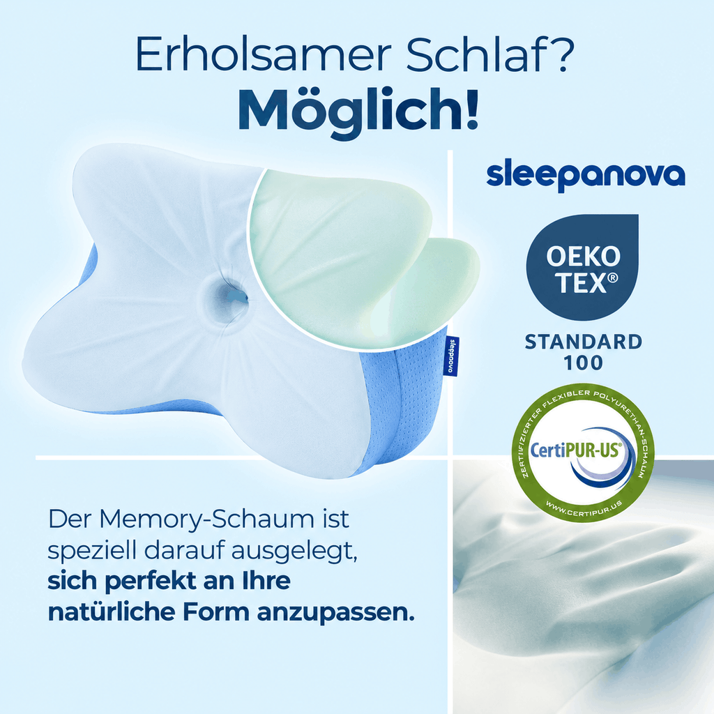 Ergonomisches Nackenstützkissen ErgoContour