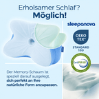 Ergonomisches Nackenstützkissen ErgoContour