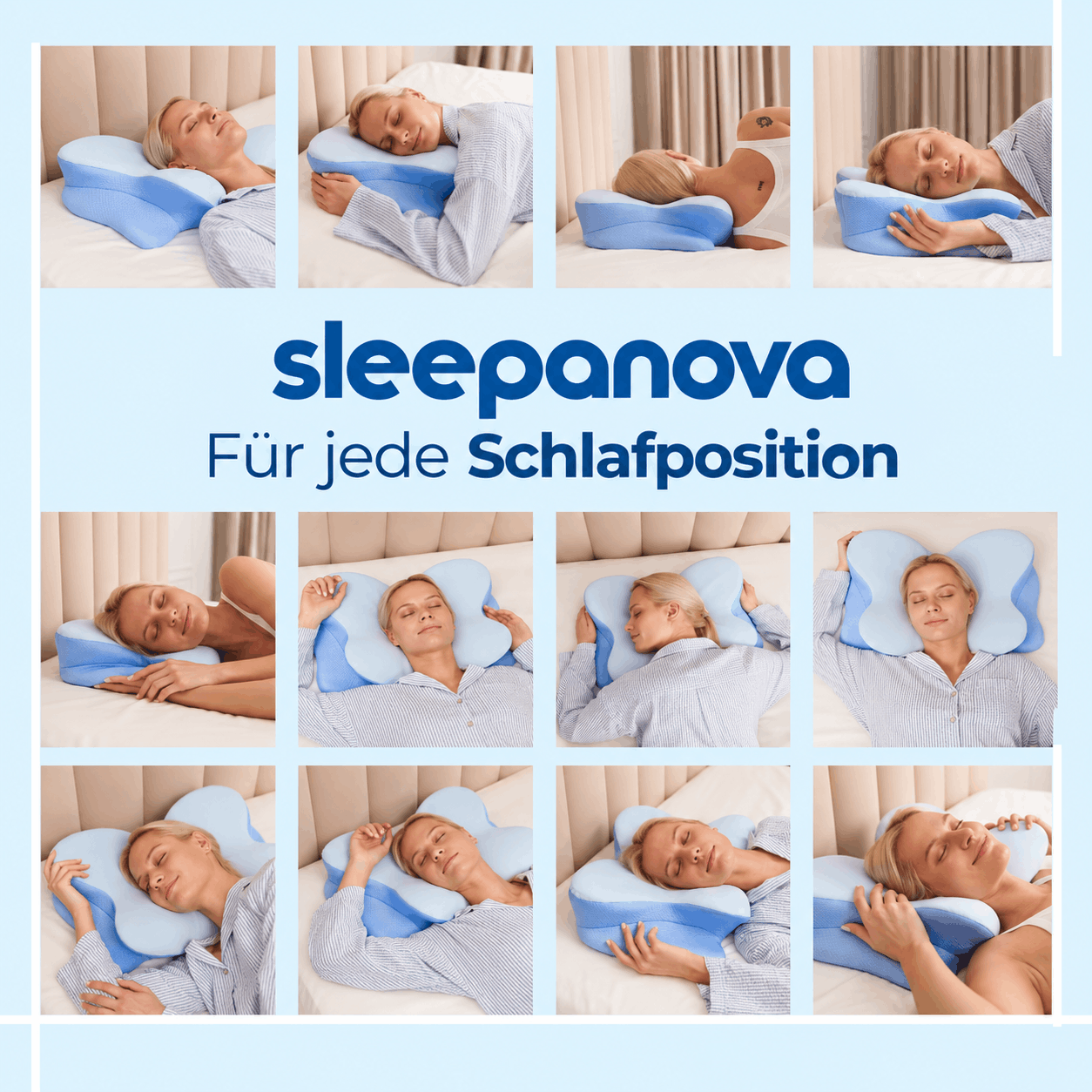 Ergonomisches Nackenstützkissen ErgoContour