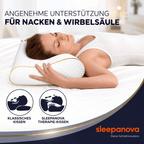 Ergonomisches Nackenstützkissen ErgoFlex – Höhenverstellbar