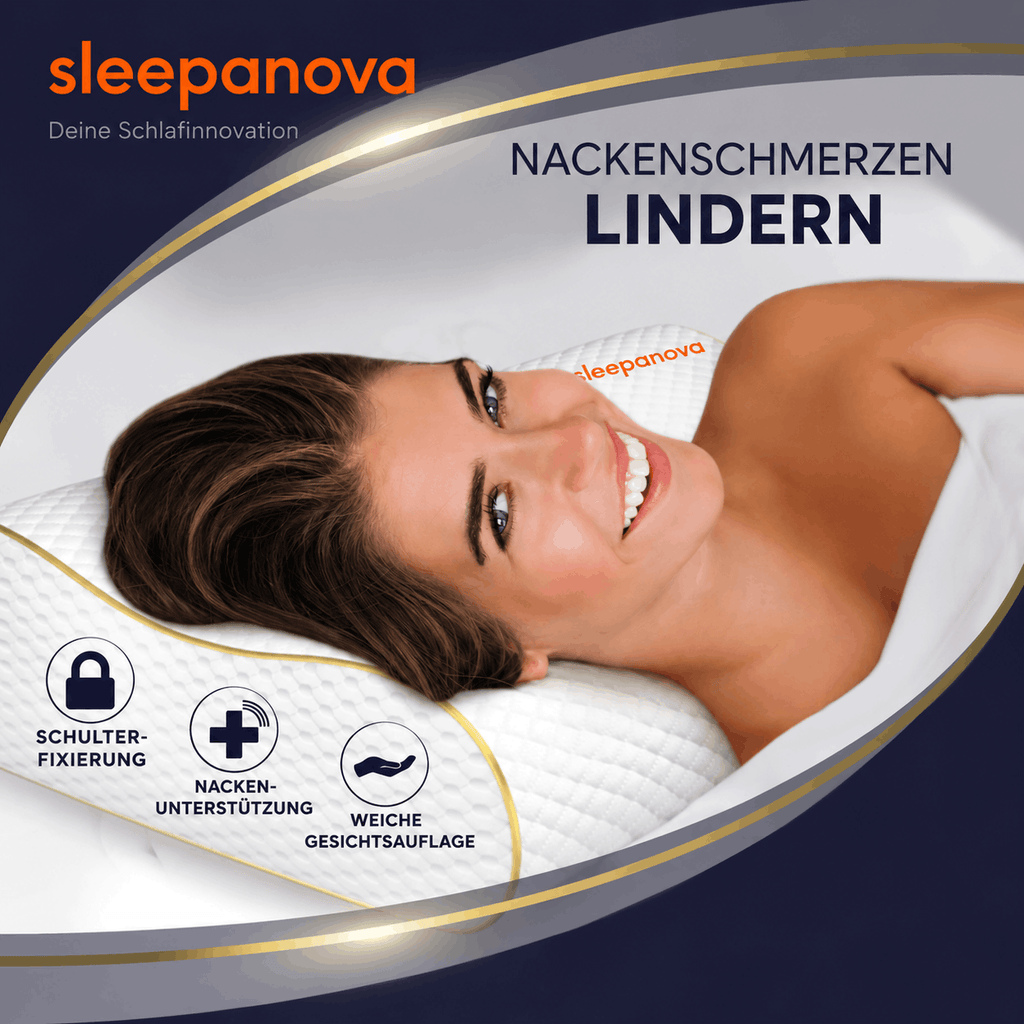 Ergonomisches Nackenstützkissen ErgoFlex – Höhenverstellbar