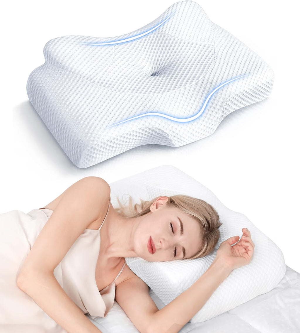 Ergonomisches Nackenstützkissen ErgoNest – Höhenverstellbar