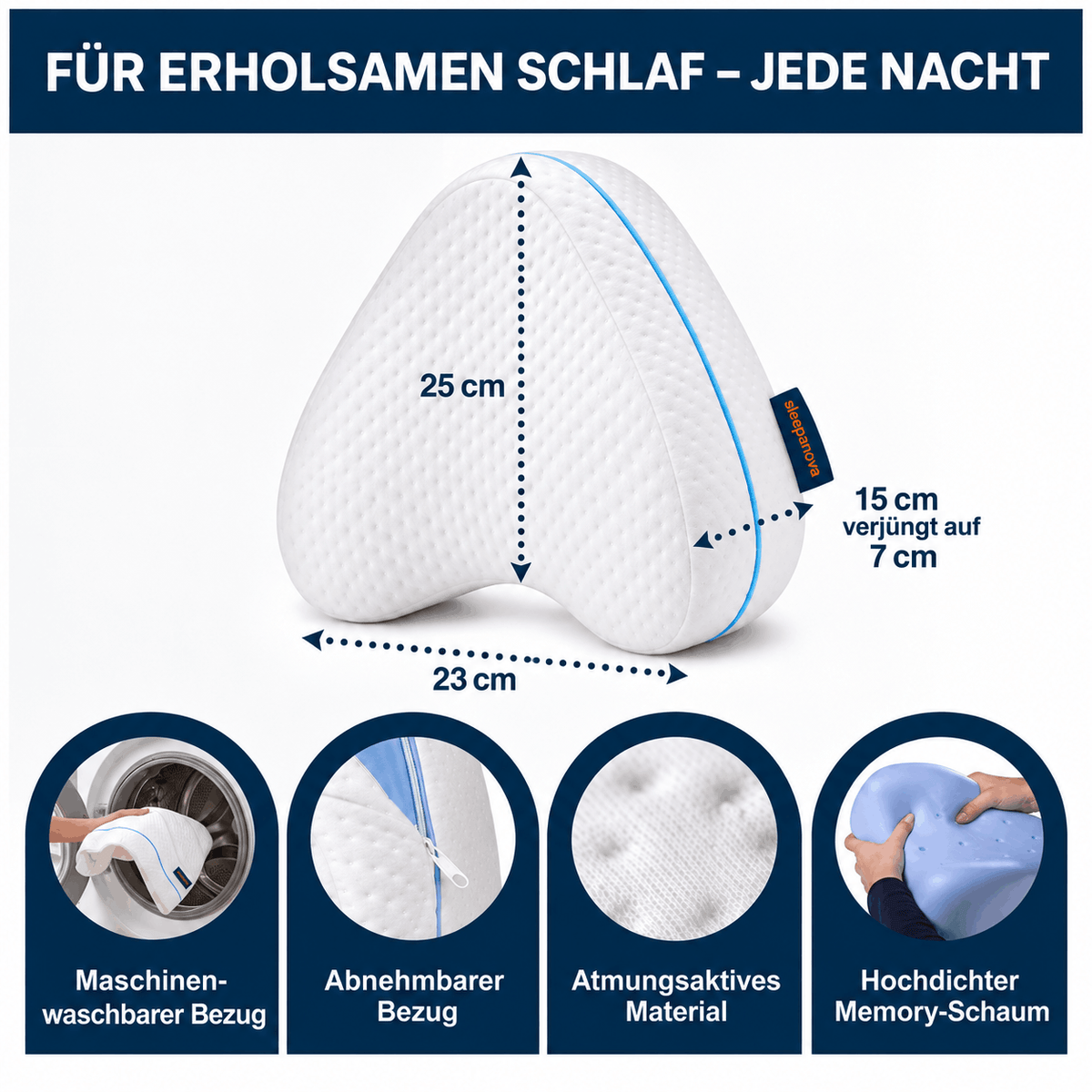 Ergonomisches Beinkissen LegAlign