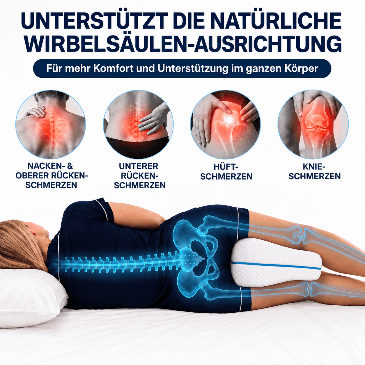 Ergonomisches Beinkissen LegAlign
