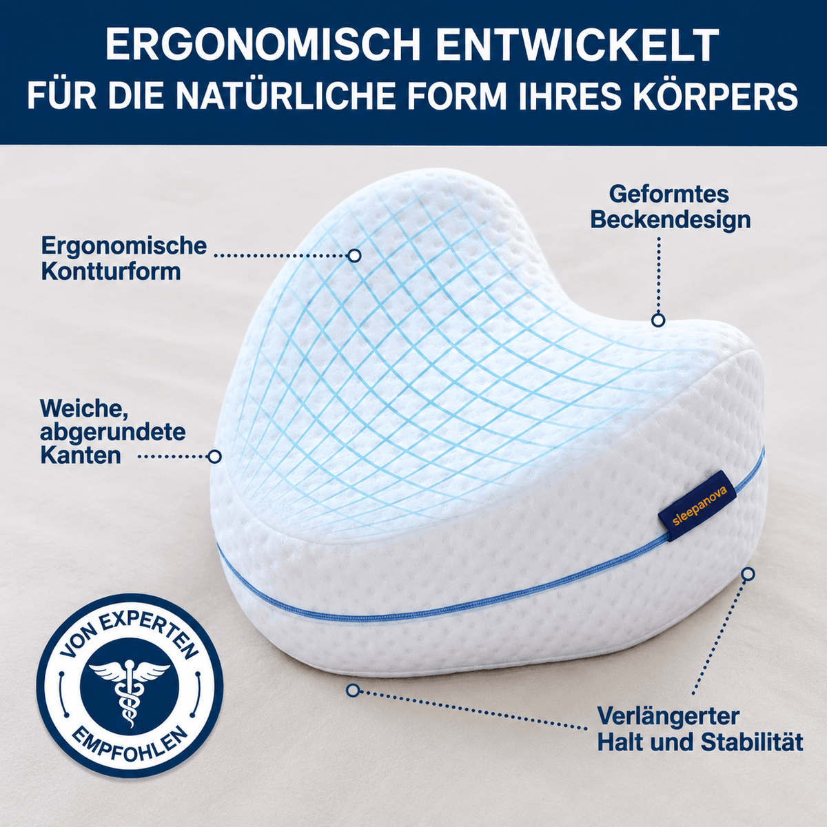 Ergonomisches Beinkissen LegAlign
